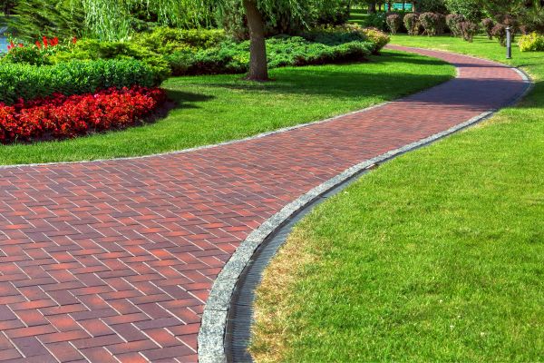 Brick Walkway Installation in Easton