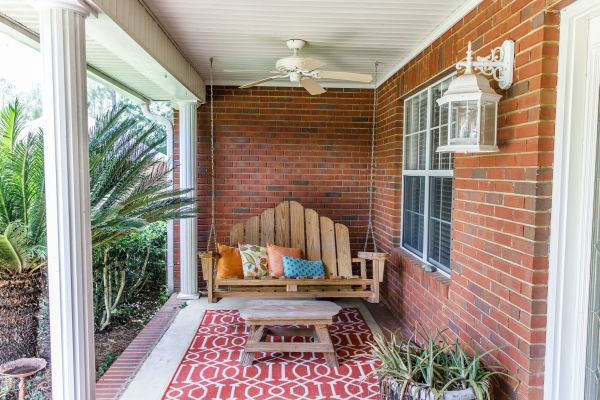 Porch Brick Repair in Easton