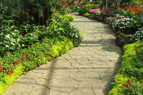 Stone Pathway Repair in Easton