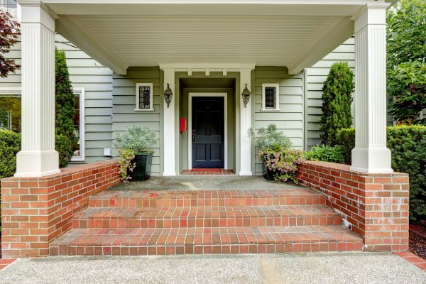 Front Porch Masonry Repair in Easton