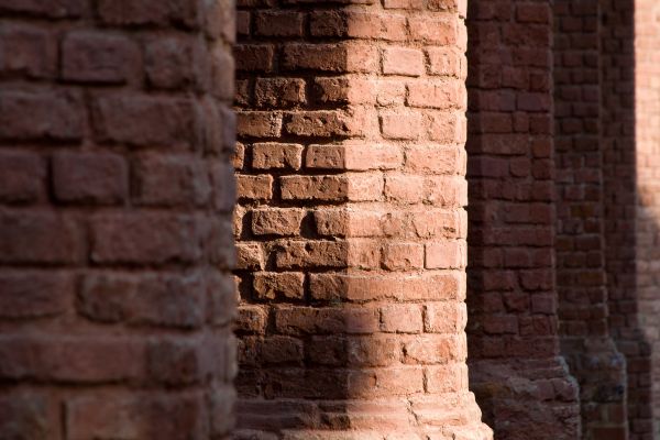 Brick Pillars Installation in Easton