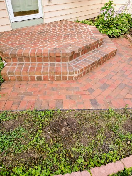 Brick Stoop Repair in Easton