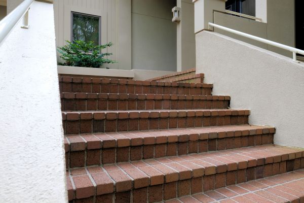 Entryway Brick Repair in Easton
