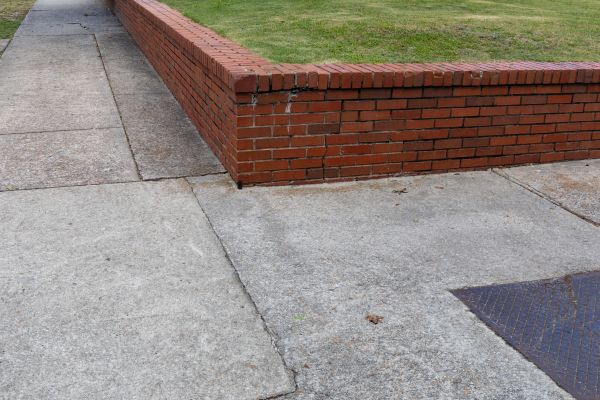 Brick Retaining Wall Repair in Easton